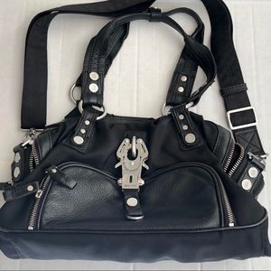 George Gina & Lucy Nylon and Leather Bag